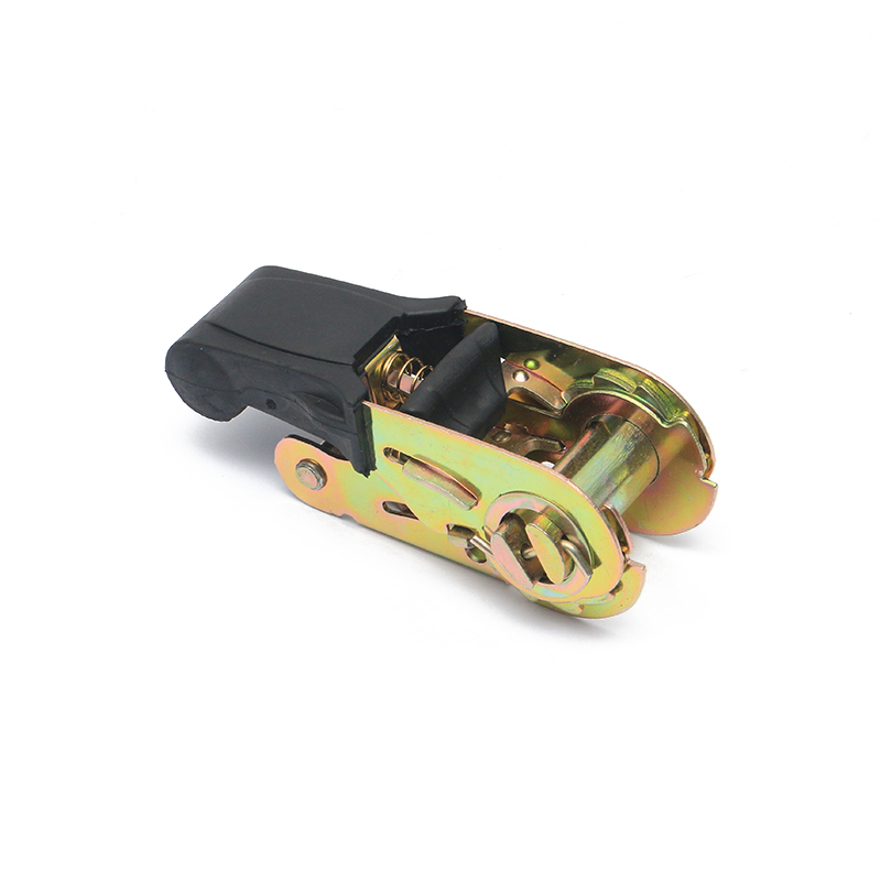 1 inch 25 mm*800 kg/1760lbs zink vergulde rubbergreep ratel gesp.