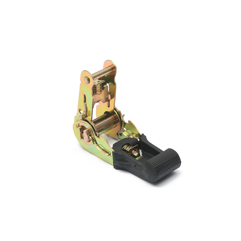 1 inch 25 mm*800 kg/1760lbs zink vergulde rubbergreep ratel gesp.