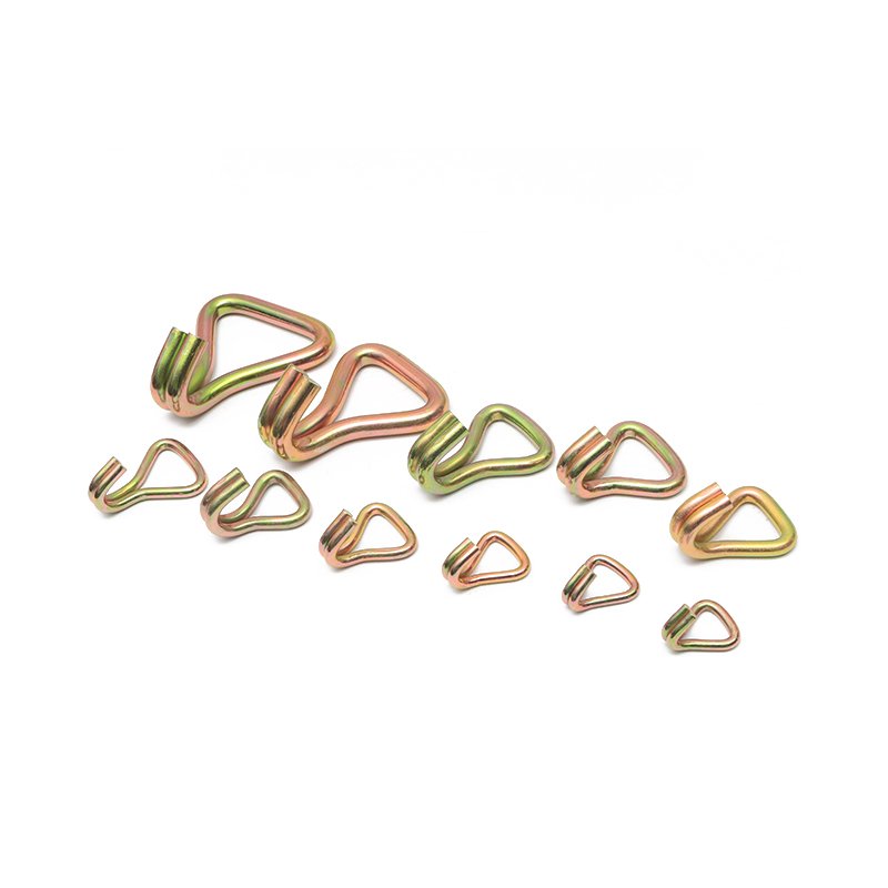 3 inch 10ton geel zink vergulde dubbele J haak zware draad dubbele j haak