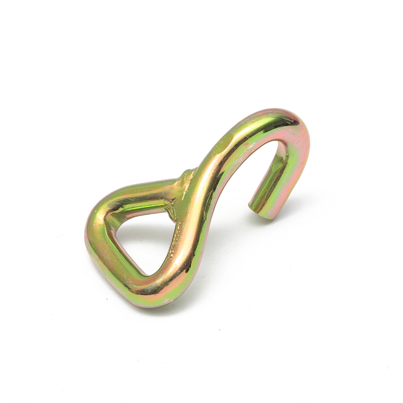 1,5 inch 3t gele zink vergulde j haak metalen single j haak