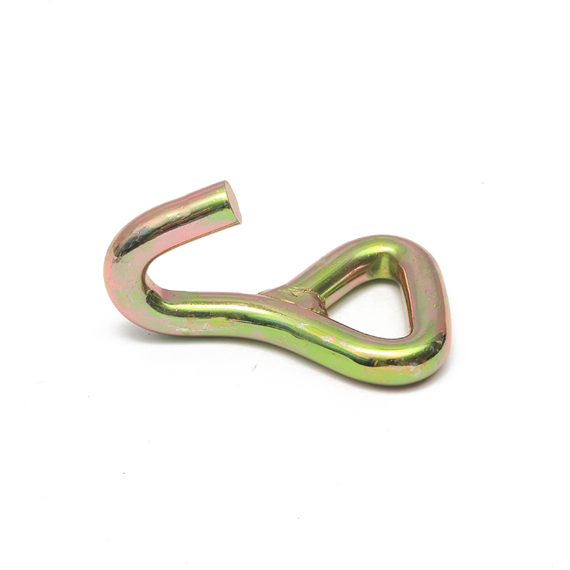 1,5 inch 3t gele zink vergulde j haak metalen single j haak