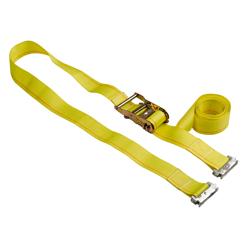 2 inch 50 mm*2t bind down riem met E Hook Truck Ratchet Tiedown e-track ratel riem laadbanden